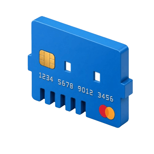 Blue Simplicity.cash payment card